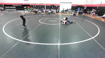 120 lbs Champ. Round 2 - Damian Ramos, Hoffman Estates (CONANT) vs Colin Abordo, HUNTLEY