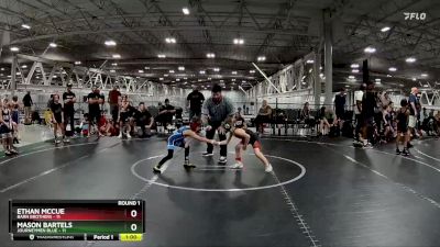 56 lbs Round 1 (8 Team) - Ethan McCue, Barn Brothers vs Mason Bartels, Journeymen Blue