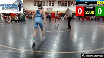 106 lbs Quarterfinal - Dom Lombardi, Morris Hills vs Ryan Tie, West Morris Central