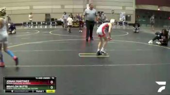 72 lbs Champ. Round 1 - Braylon Butts, North Carolina Wrestling Factory vs Jonah Martinez, Region Wrestling Academy