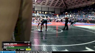 2A-190 lbs Quarterfinal - Noah Allmon, Model vs Gabriel Herlong, The Walker School