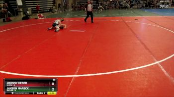 85 lbs Placement (4 Team) - Jaxson Mareck, Rocori vs Johnny Heber, HLWW