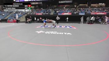 149 lbs 3rd Place Match - 10 Alex Pena, Wayland Baptist vs 5 Victor Guzman, Cumberland