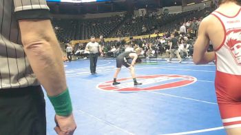 120 Class 4 lbs Cons. Round 2 - Dale Maxville, Kirkwood vs Kosta Hatzigeorgiou, Christian Brothers College