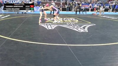 Girls-125 lbs Cons. Round 2 - Olivia DeLaCruz, Lansing Eastern (Girls) vs Rhianna Armstrong, Mount Pleasant (Girls)