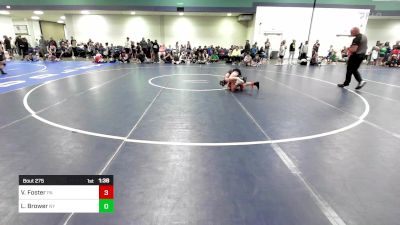 65 lbs Quarterfinal - Vincent Foster, PA vs Lincoln Brower, NY