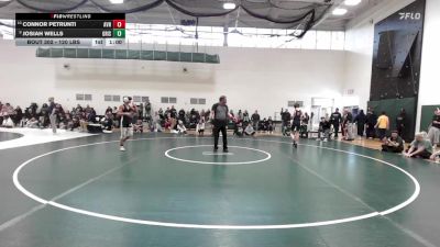 120 lbs Consi Of 8 #2 - Connor Petrunti, Avon vs Josiah Wells, Griswold/Wheeler