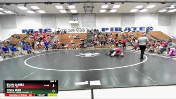 285 lbs Semis & 3rd Wb (16 Team) - Cody Ruiz, Modesto Junior College vs Evan Glines, Sac City