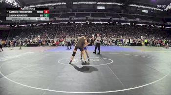 D1-175 lbs Champ. Round 1 - Caden Krueger, Detroit Catholic Central HS vs Damion Hedgspeth, Portage Northern HS