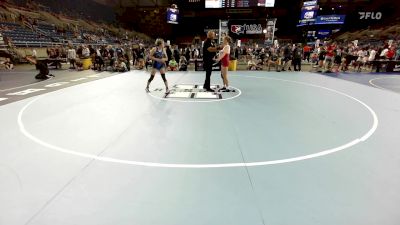 130 lbs Cons 8 #1 - Claudia Heeney, IL vs Mason Harsch, CA