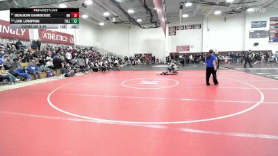 144 lbs Consi Of 8 #1 - Beaudin Damboise, Northwestern vs Luis Lumpkin, Terryville