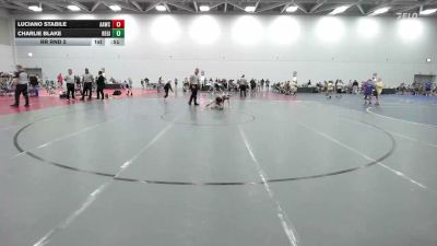 85 lbs Rr Rnd 2 - Luciano Stabile, All American Wrestling Club Red - EL vs Charlie Blake, Region Wrestling Academy - EL