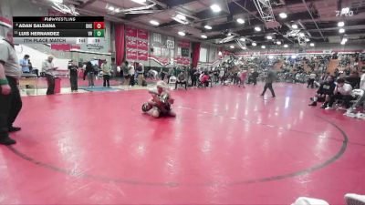 157 lbs 7th Place Match - Luis Hernandez, Victor Valley vs Adan Saldana, Desert Hot Springs