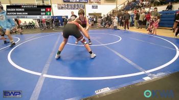 130 lbs Rr Rnd 2 - Hagen Remus, Barnsdall Youth Wrestling vs Jaxton Snelson, Barnsdall Youth Wrestling