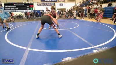 130 lbs Rr Rnd 2 - Hagen Remus, Barnsdall Youth Wrestling vs Jaxton Snelson, Barnsdall Youth Wrestling