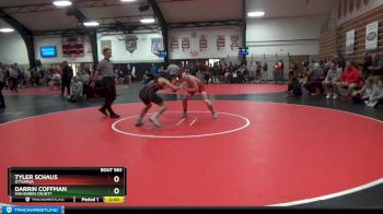 160 lbs Cons. Round 2 - Tyler Schaus, Ottumwa vs Darrin Coffman, Van Buren County