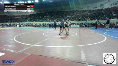 128 lbs Consi Of 64 #2 - Gage Randall, Edmond Memorial vs Elijah Miller, Henryetta JH