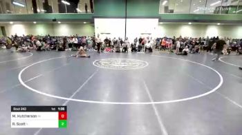 75 lbs Quarterfinal - Marco Hutcherson, PA vs Rain Scott, IL