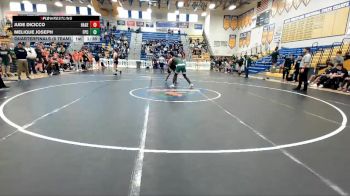 215 lbs Quarterfinals (8 Team) - Melique Joseph, Flagler Palm Coast vs Jude DiCicco, Hagerty