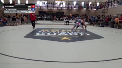 157 lbs Cons. Round 5 - Jake Dunn, Iowa vs Ryder Cline, Dardanes Trained