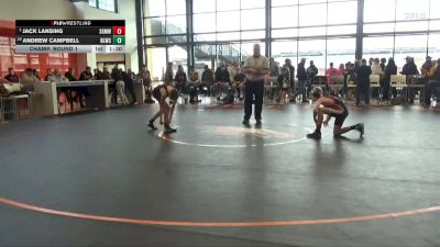 115 lbs Champ. Round 1 - Jack Lansing, Springville Gold Medal Wrestli vs Andrew Campbell, North Liberty Wrestling Club