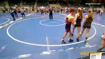 98 lbs Semifinal - Jayden Keller, BullTrained vs Maggie Cornish, Reign Wrestling Club