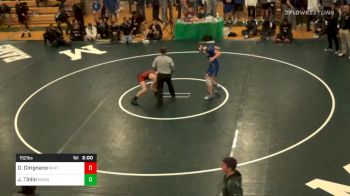 Quarterfinal - Domenic Cirignano, Brockton vs JT Tinlin, Norwood