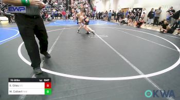 76-80 lbs Round Of 16 - Shawn Linc Giles, Sallisaw Takedown Club vs Matthew Colbert, Tiger Trained Wrestling