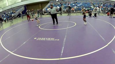 10U Boys - 59 lbs Cons. Round 4 - Patrick Ford, Ohio vs Levi Mathew, Dragon RTC