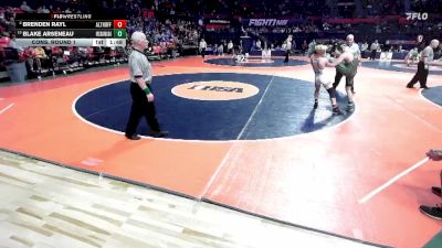 1A 132 lbs Cons. Round 1 - Blake Arseneau, Kankakee (McNamara) vs Brenden Rayl, Belleville (Althoff Catholic)