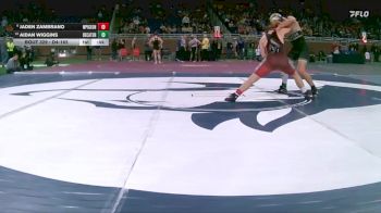 D4-165 lbs Cons. Round 3 - Aidan Wiggins, Decatur vs Jaden Zambrano, White Pigeon