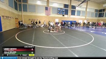 115lbs Cons. Round 3 - Linsey Ortega, Toppenish (Girls) vs Halle Boland, Lake Stevens (Girls)