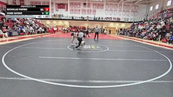126 lbs Semifinals (8 Team) - Nicholas Papiro, Delaware Military Academy vs Hobe Givens, Indian River H S