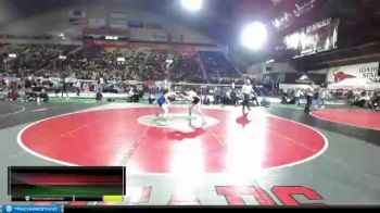 5A 145 lbs Champ. Round 1 - Mason Keough, Coeur D`Alene vs Zach James, Kuna