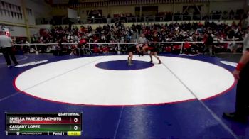 115 (117) Quarterfinal - Shiella Paredes-Akimoto, Berkeley vs Cassady Lopez, Vintage