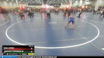 77 lbs Cons. Round 2 - Jeremiah Thompson Jr, NE vs Cael Combs, IA