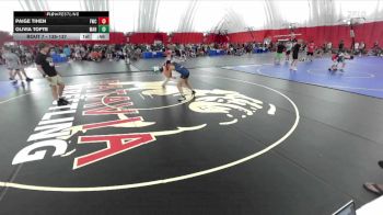 135-137 lbs Round 1 - Paige Tihen, FZ Wrestling Club vs Olivia Tofte, Mahtomedi