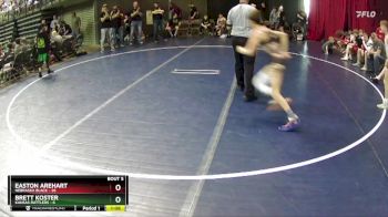 80 lbs Round 2 (6 Team) - Easton Arehart, Nebraska Black vs Brett Koster, Kansas Rattlers