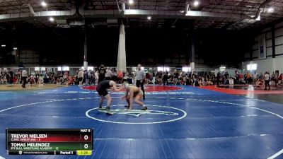 126 lbs Placement Matches (8 Team) - Trevor Nielsen, CLINIC WRESTLING vs Tomas Melendez, PIT BULL WRESTLING ACADEMY