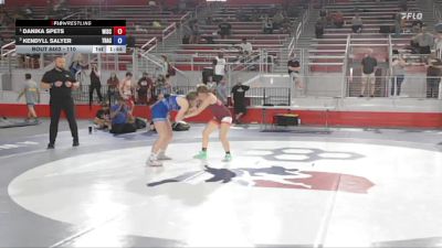110 lbs Champ. Round 3 - Danika Spets, Wisconsin vs Kendyll Salyer, The Barn Athletic Club LLC