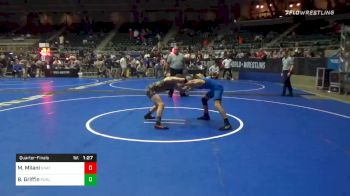 101 lbs Quarterfinal - Marcello Milani, Unattached vs Bryce Griffin, Purler Wrestling Academy