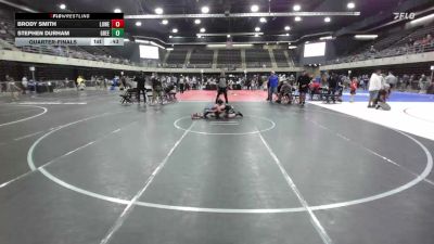 85 lbs Quarterfinal - Brody Smith, Lower Township vs Stephen Durham, Greenwood