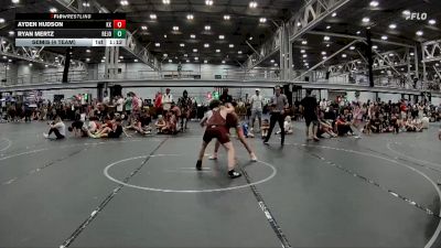 120 lbs Semis (4 Team) - Ayden Hudson, Kardiac Kidz vs Ryan Mertz, Revival Jokers