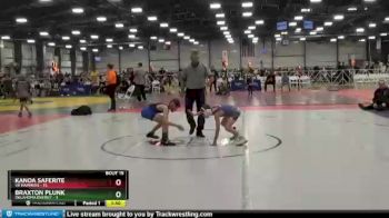 64 lbs Round 5 - Braxton Plunk, Oklahoma Energy vs Kanoa Saferite, VA Hammers