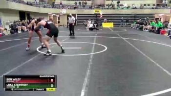 195 lbs Quarterfinals (8 Team) - Luke Steinhoff, Shakopee vs Ben Wiley, Huntley