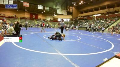 70 lbs Rr Rnd 1 - Kaige Leavitt, Panther Youth Wrestling-CPR vs Manny Alvarez, Little Rock Wrestling Club