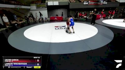 97 lbs Placement - Jacob Garcia, CVWA-GR vs Landon Wakabayashi, SAWA-GR