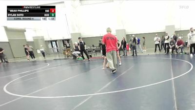 96 lbs Cons. Round 4 - Dylan Soto, Champions Wrestling Club vs Beau Phillips, Northside Wrestling Club