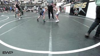 58 lbs Consi Of 4 - Hayden Gregory, Tulsa Blue T Panthers vs Daniel Kelly, Hennessey Takedown Club