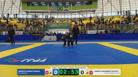 ISABELLA NASCIMENTO DE SOUZA DA vs BRIDGETTE ZAGHETTO MICCA 2026 FPJJ Circuito Paulista GI Etapa 3